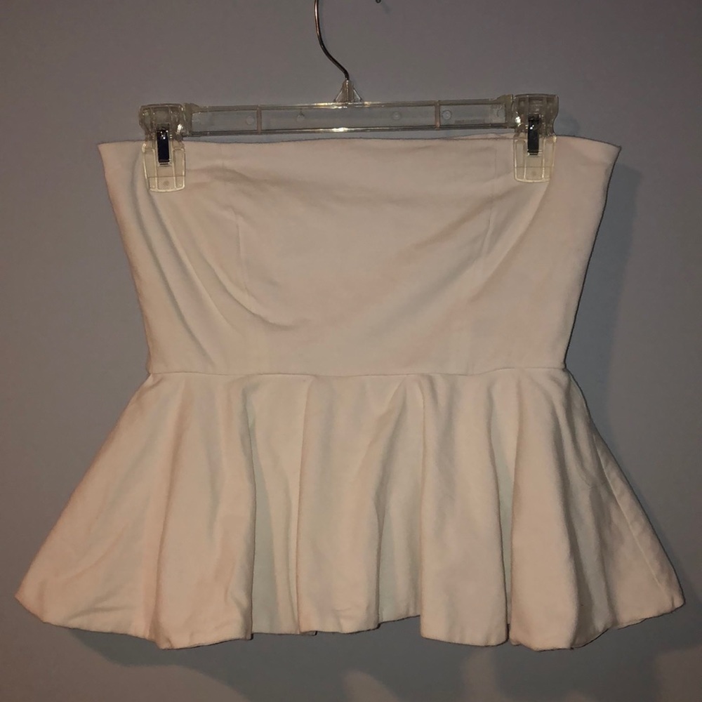 White Bandeau Top!
